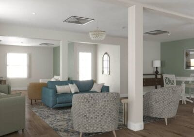 Renovations at Charter Senior Living of Chattanooga - Living Room